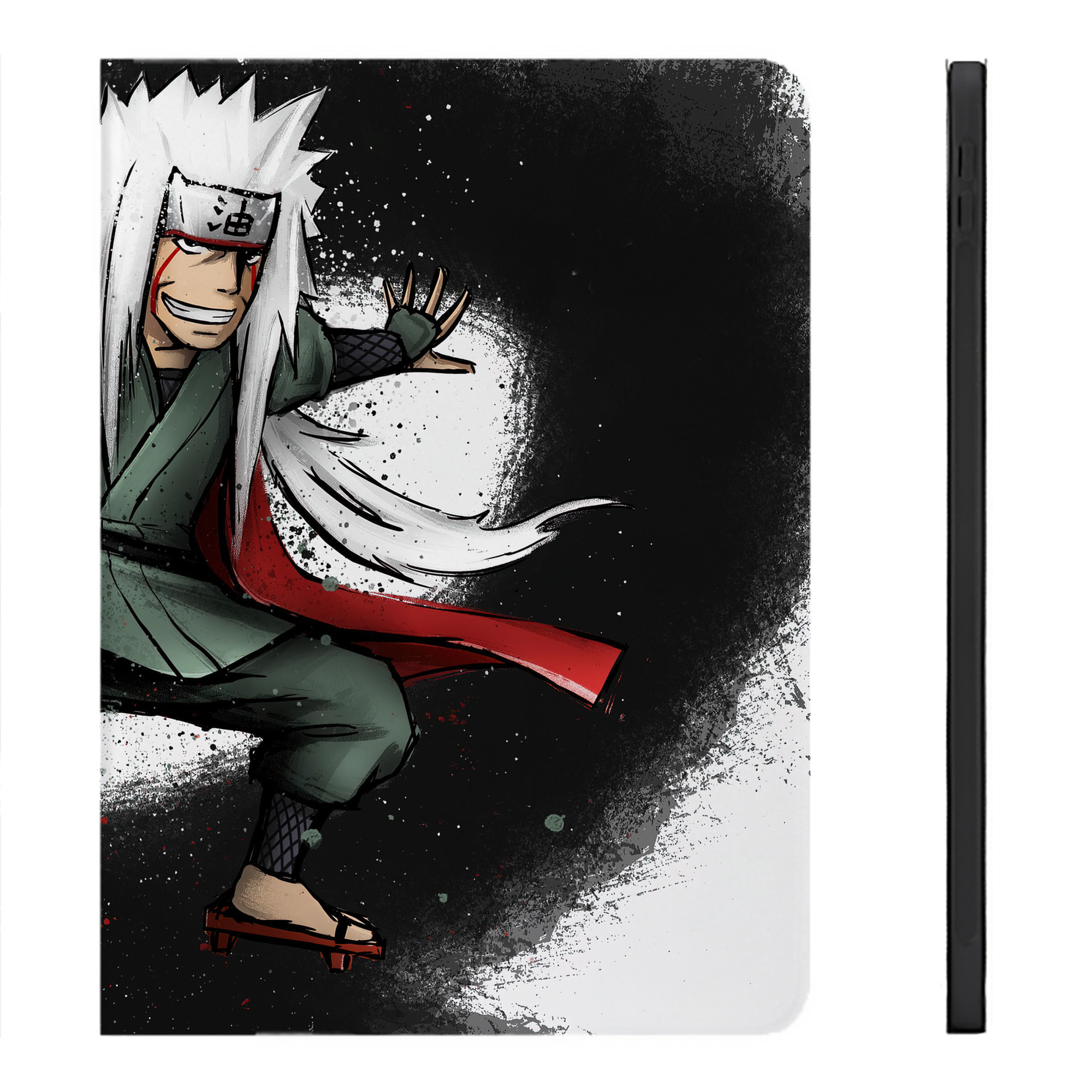 （画像用） NARUTO -ナルト- NARUTO -ナルト- 疾風伝 IPadケース ペンホルダー付き ブックスタイルデザイン